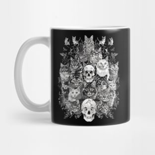 Cat Skull Art Mug